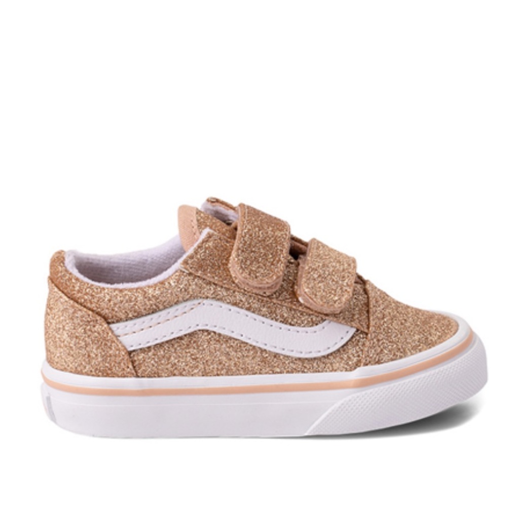 Old Skool Vans Glitter Skate Shoe - Toddler Size 8